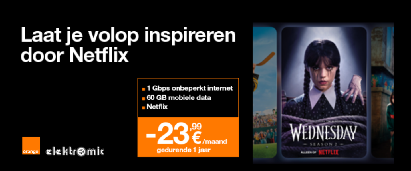 Orange Netflix promo Q4 2025